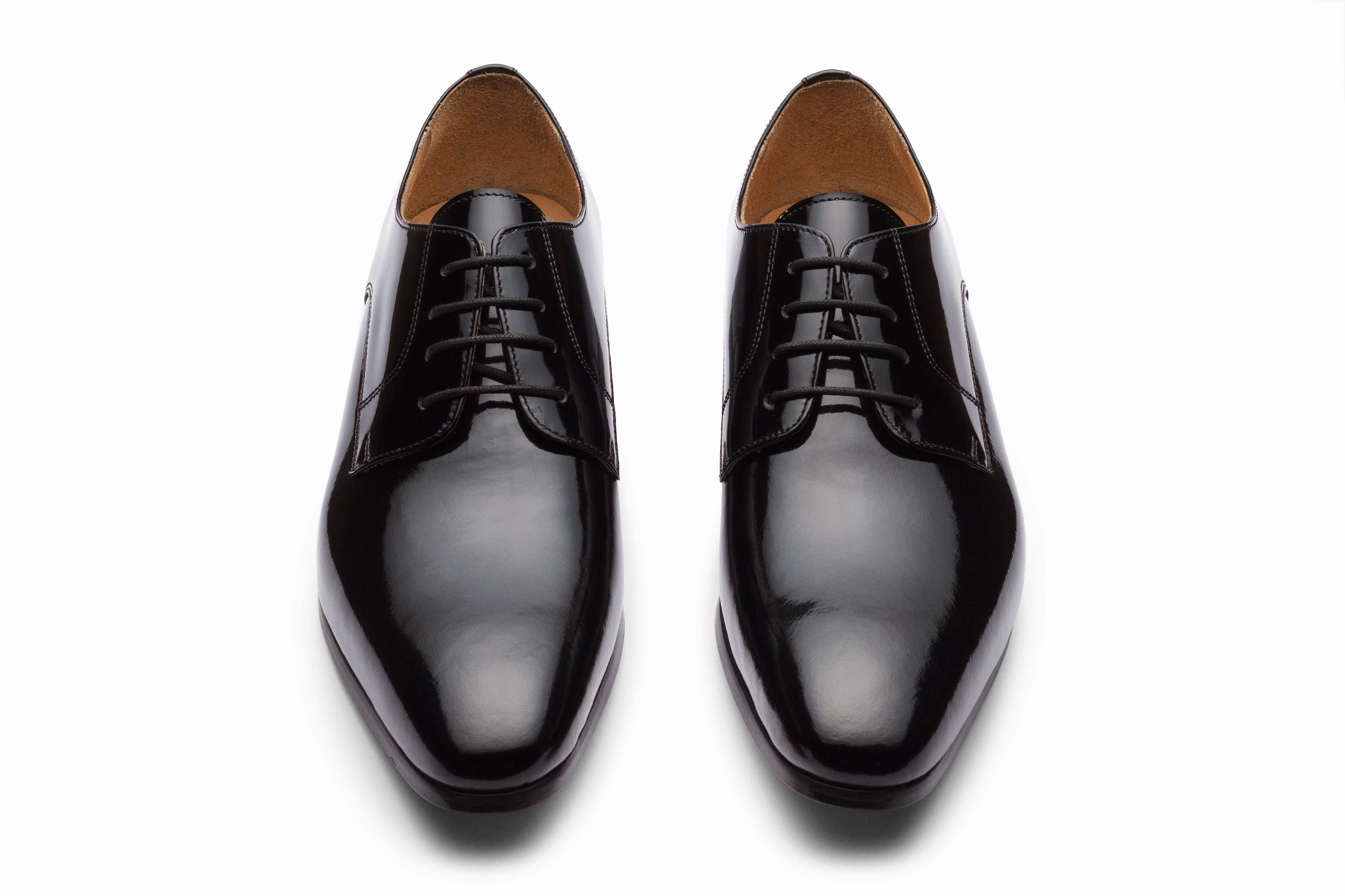 Plain Derby - Patent Black