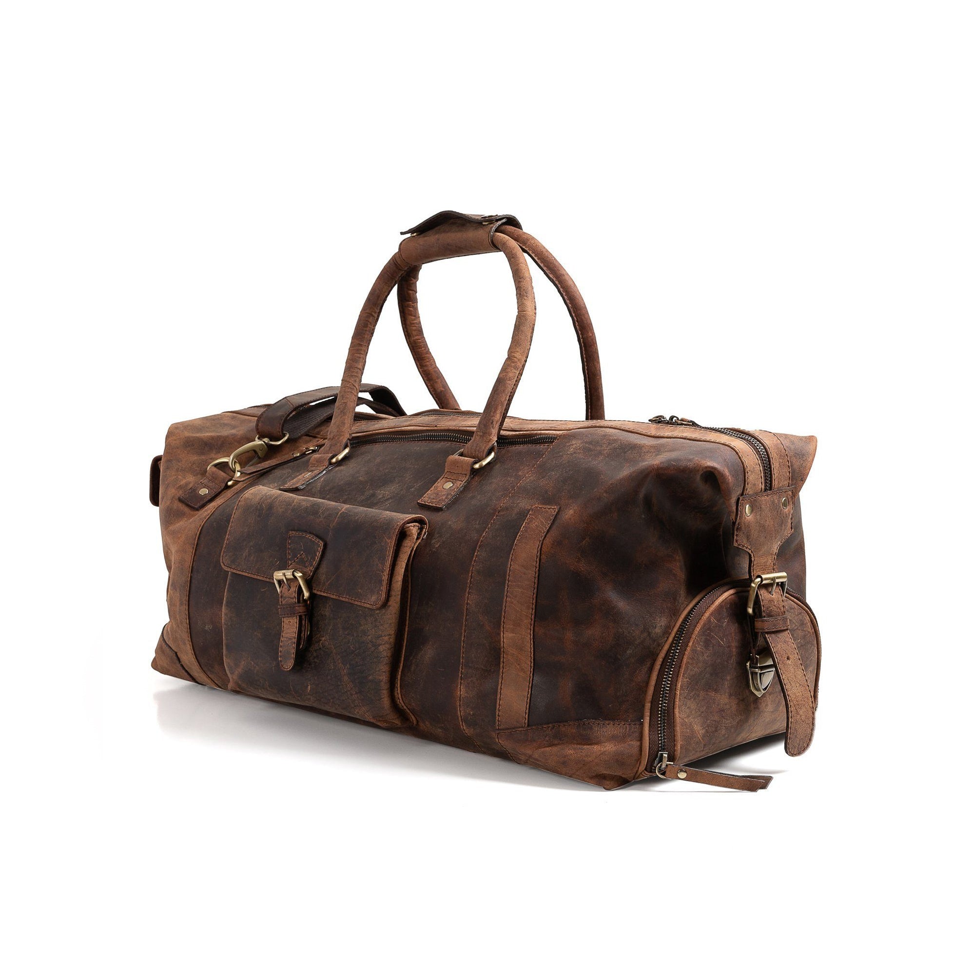 Leather Duffle Bag - ORLANDO