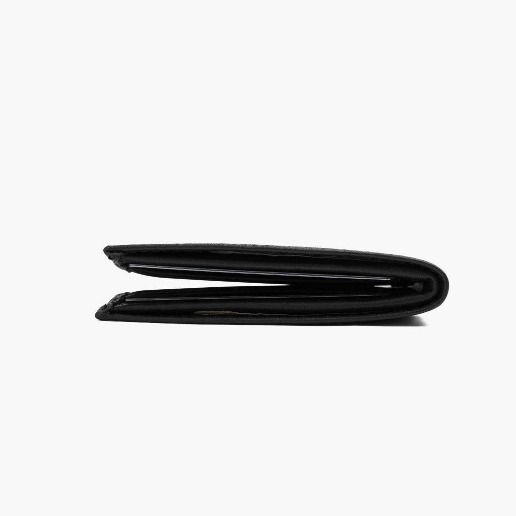The Classic Leather Bifold Wallet - Black