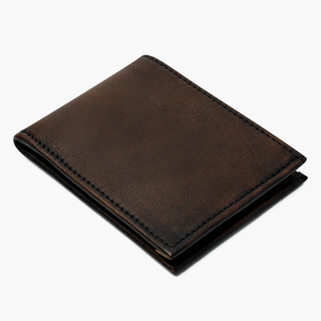 The Classic Leather Bifold Wallet - Black Coffee
