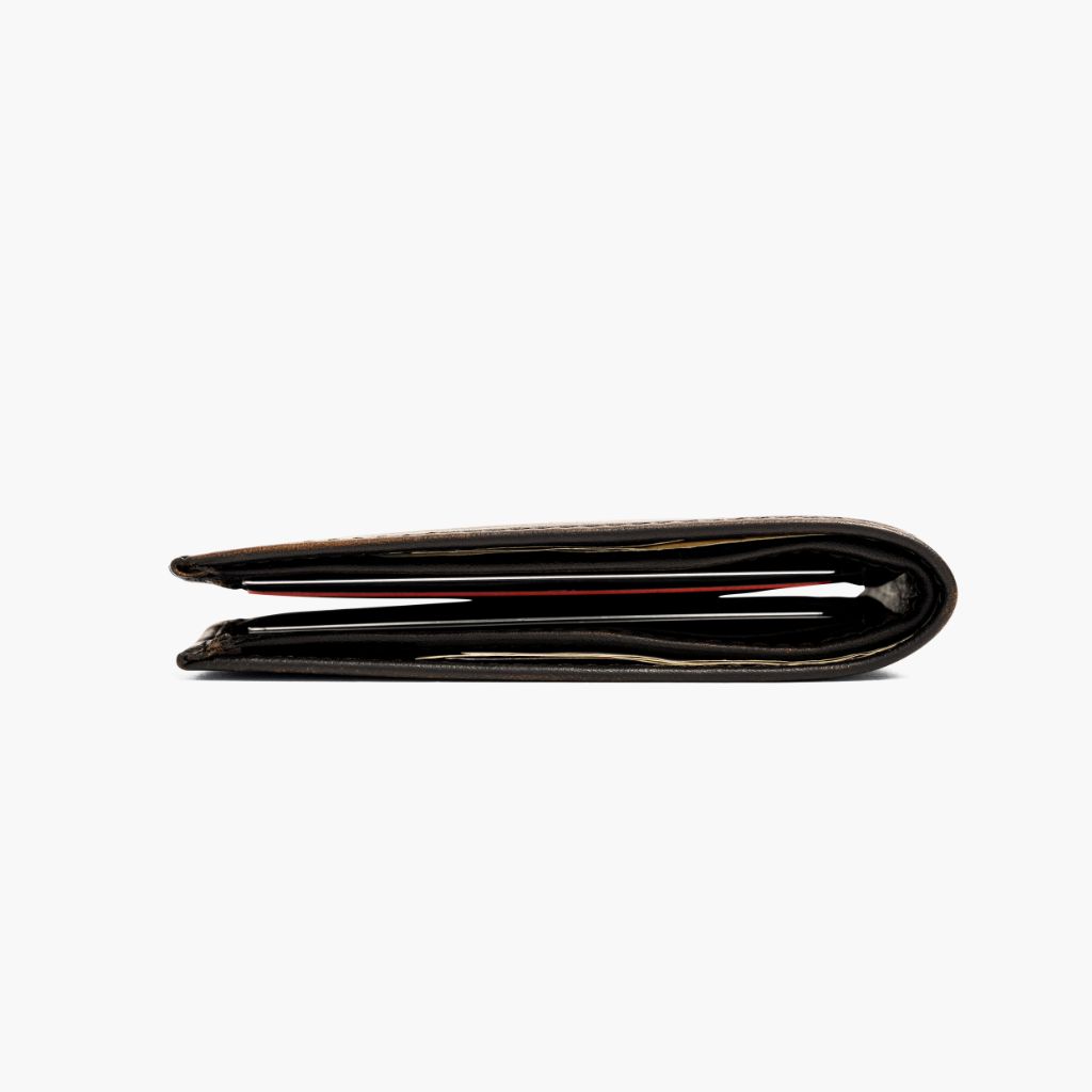 The Classic Leather Bifold Wallet - Black Coffee