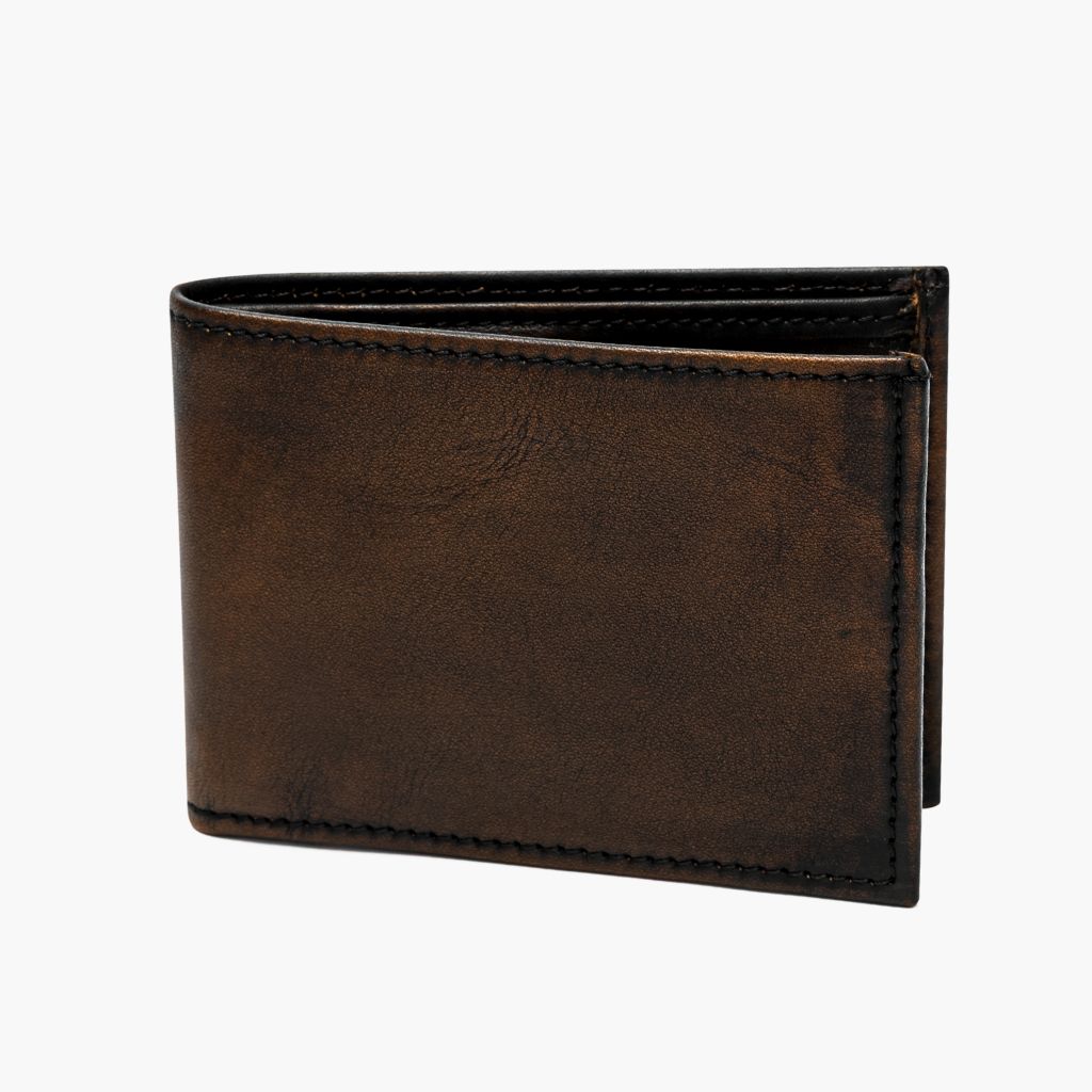 The Classic Leather Bifold Wallet - Black Coffee
