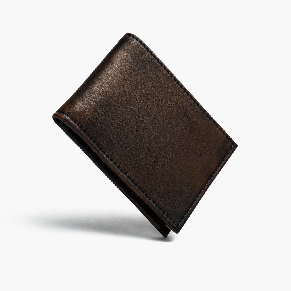 The Classic Leather Bifold Wallet - Black Coffee