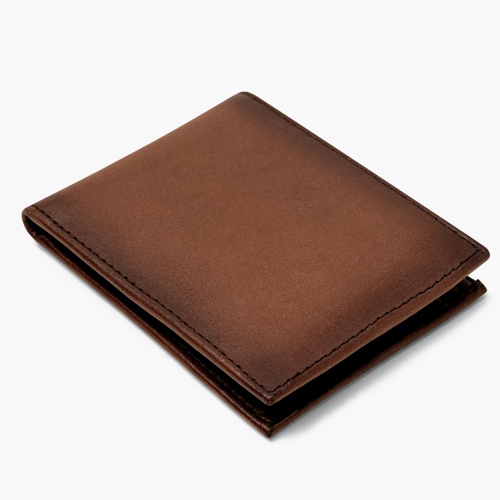 The Classic Leather Bifold Wallet - Brandy