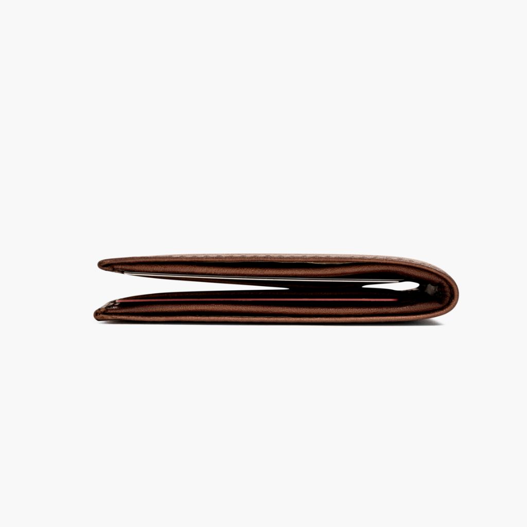 The Classic Leather Bifold Wallet - Brandy