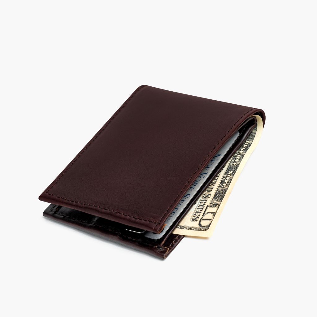 The Classic Leather Bifold Wallet - Brown
