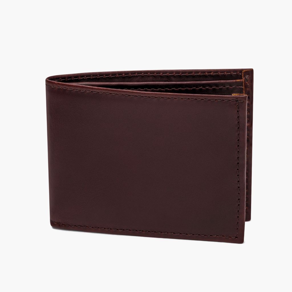 The Classic Leather Bifold Wallet - Brown