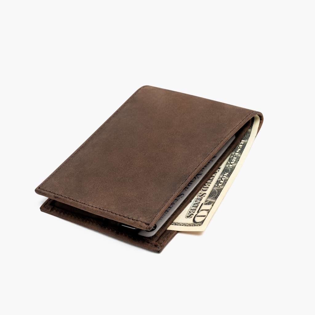 The Classic Leather Bifold Wallet - Burnt Copper