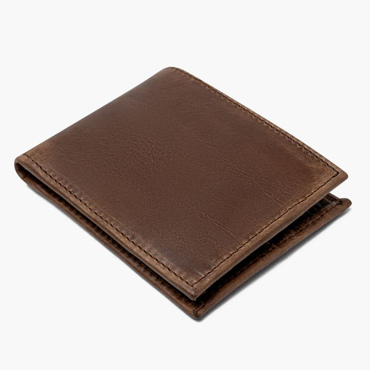 The Classic Leather Bifold Wallet - Natural