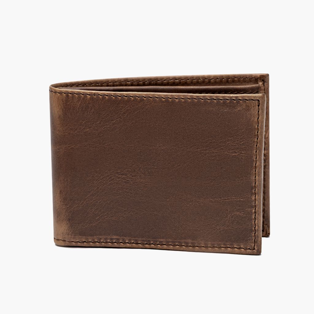 The Classic Leather Bifold Wallet - Natural
