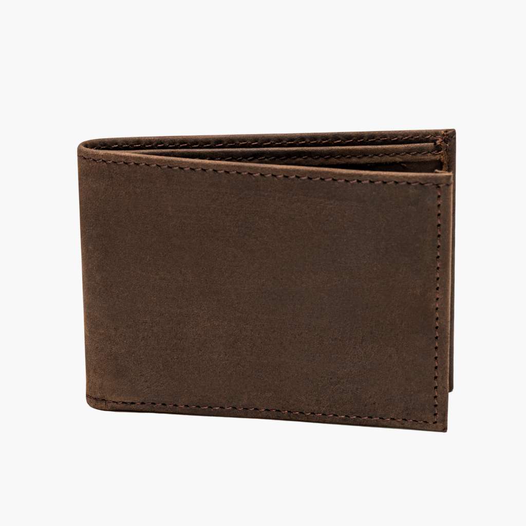 The Classic Leather Bifold Wallet - Tobacco