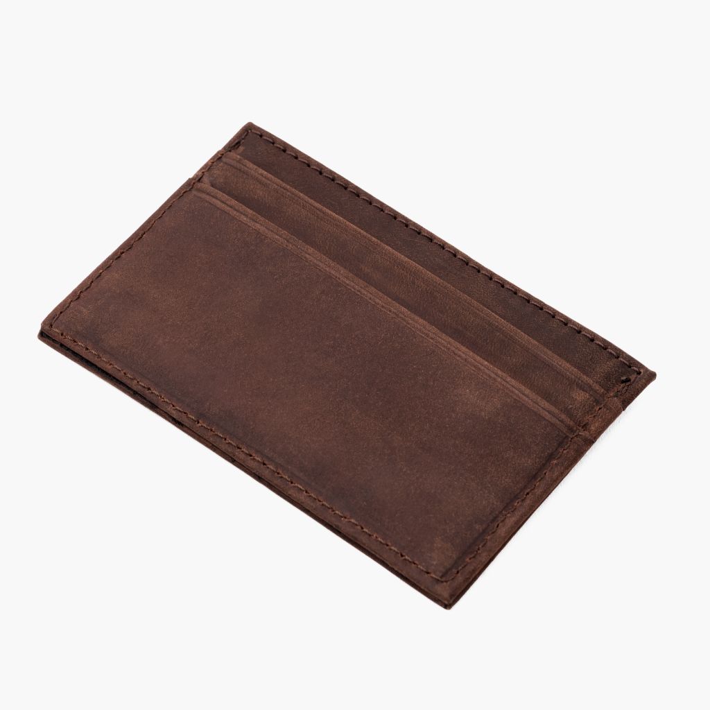 The Minimalist Leather Card Holder - Arizona Adobe