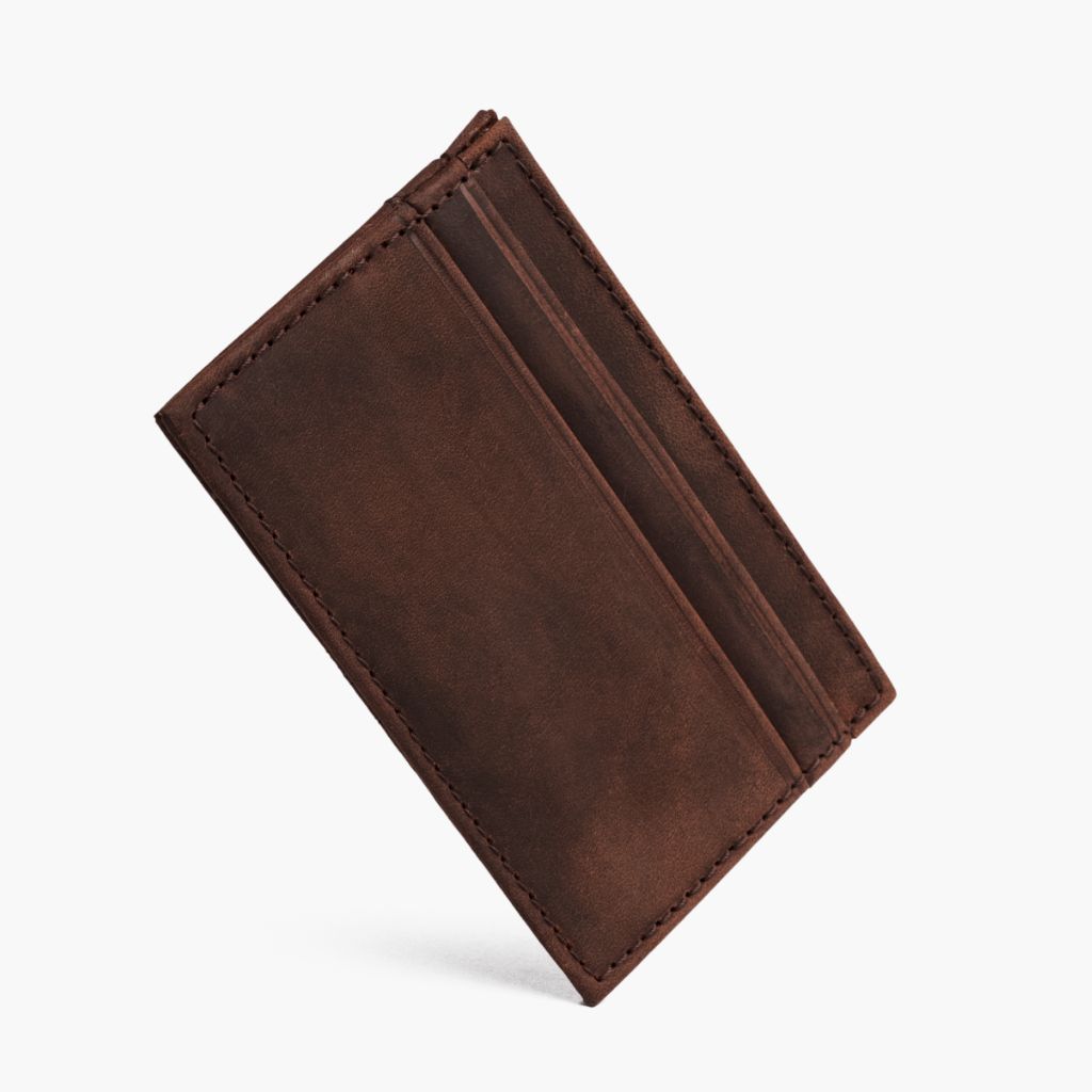 The Minimalist Leather Card Holder - Arizona Adobe