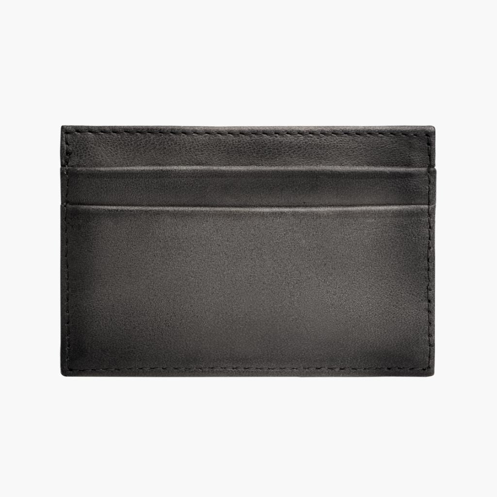 The Minimalist Leather Card Holder - Grey