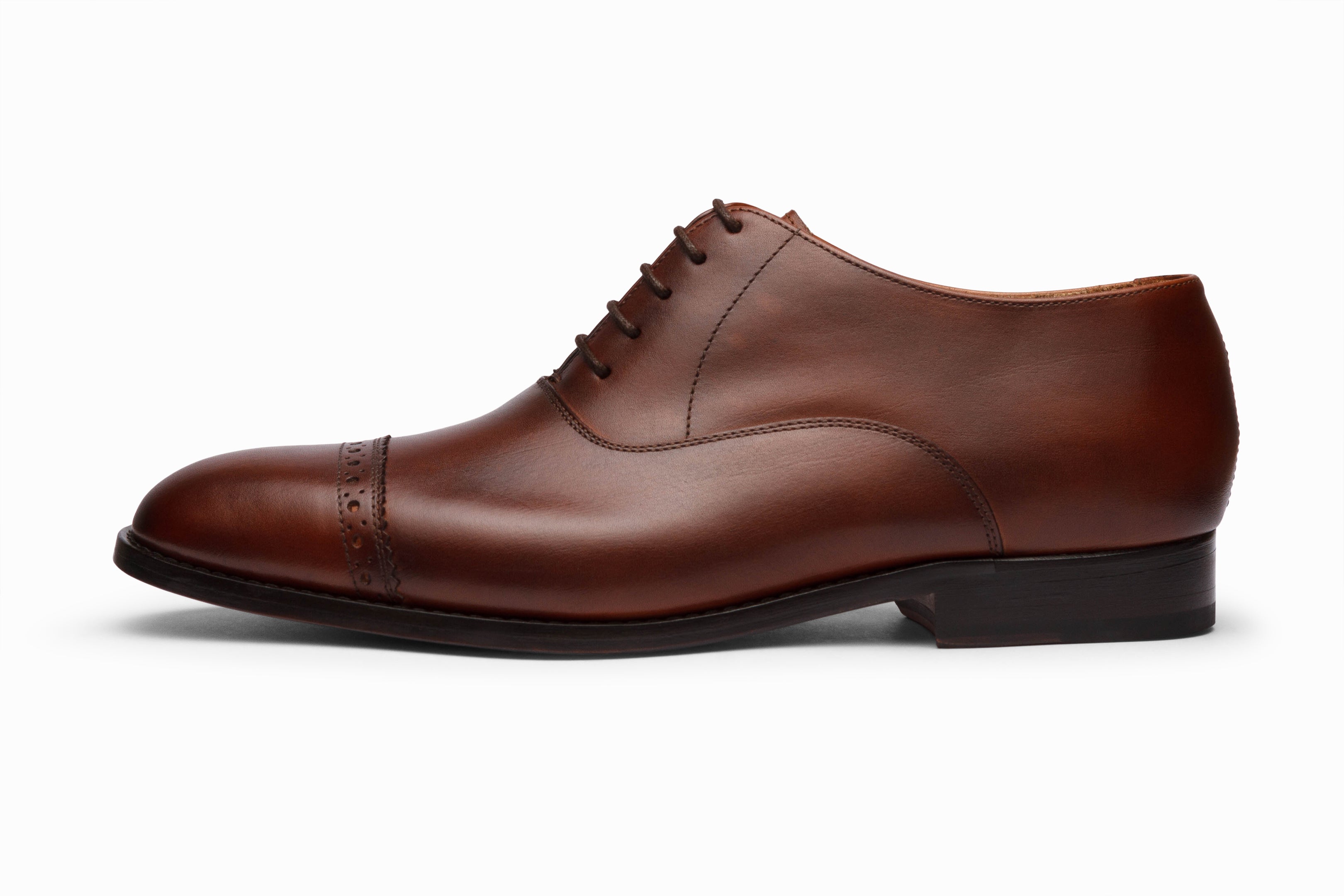 Quarter Brogue Oxford - Brown