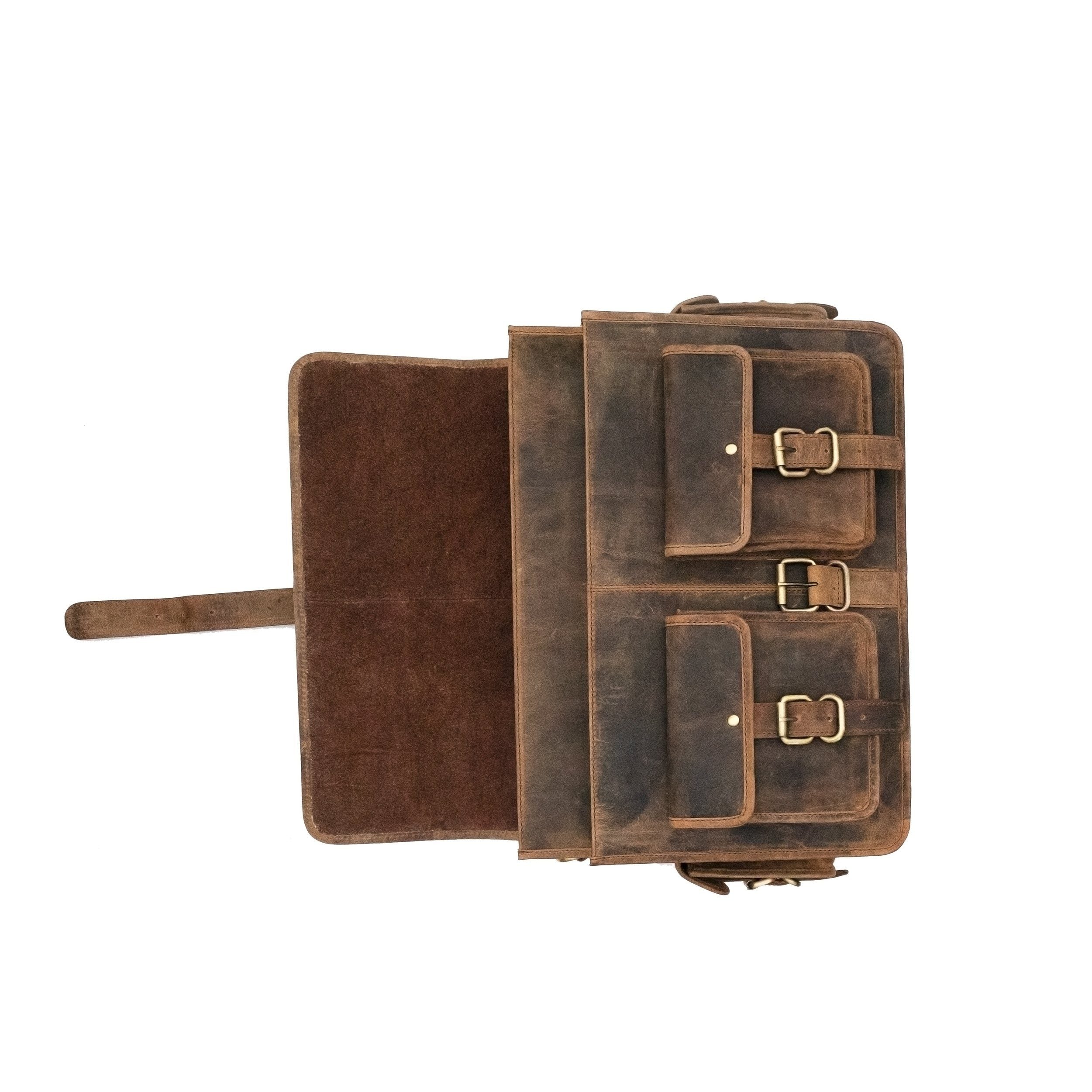 Leather Messenger Bag - Perth
