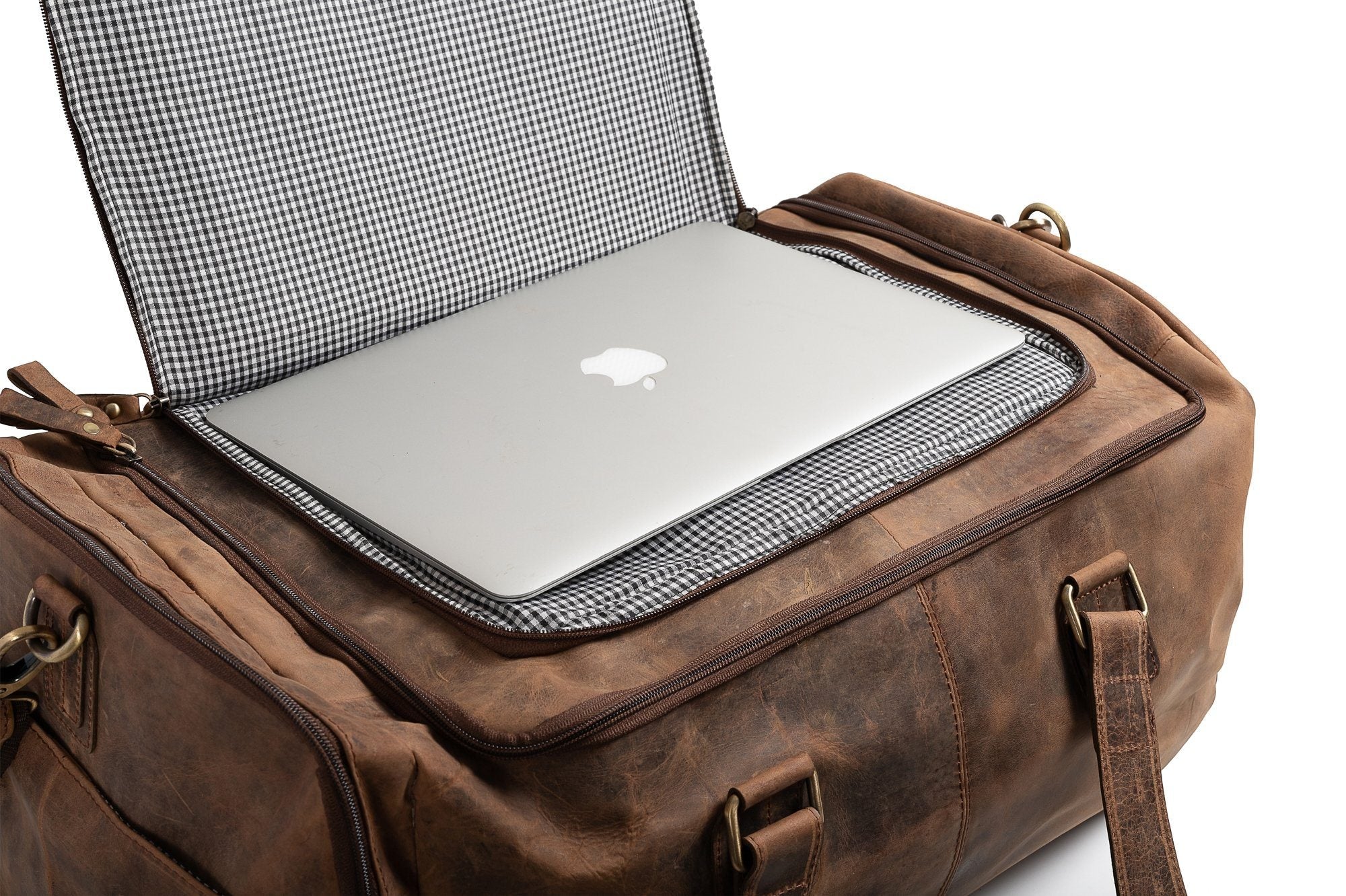 Leather Weekender Bag Texas